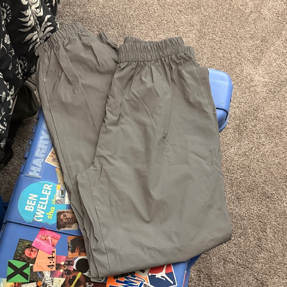 Holographic Joggers/Puffy Pants